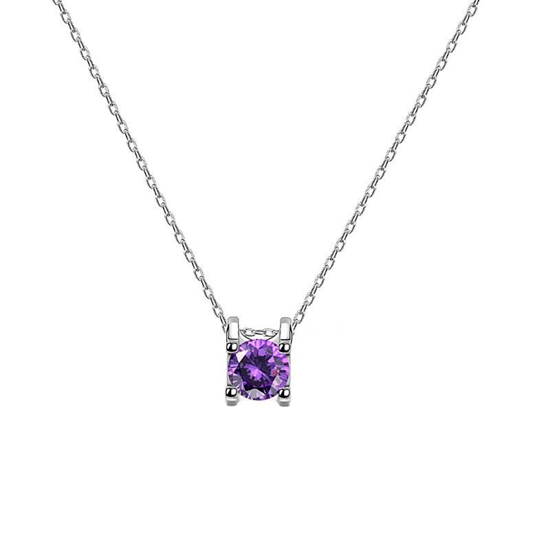 A high-quality imitation D-color moissanite four-leaf clover female pendant with eight hearts and eight arrows from a live-streaming product by a popular influencer on Kuaishou and Douyin pic 63
