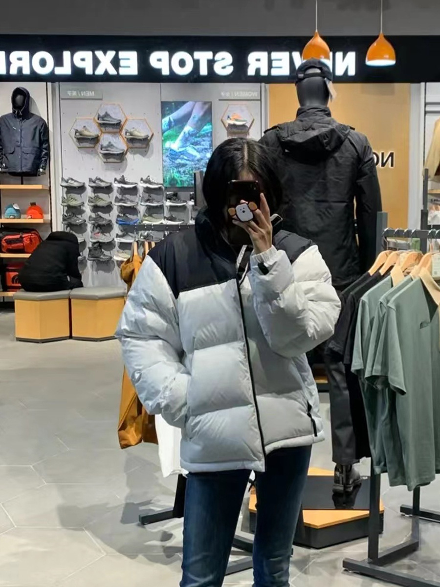 现货北脸面TNF1996羽绒服350克90绒芯片美版700刺绣男女款外套潮详情17