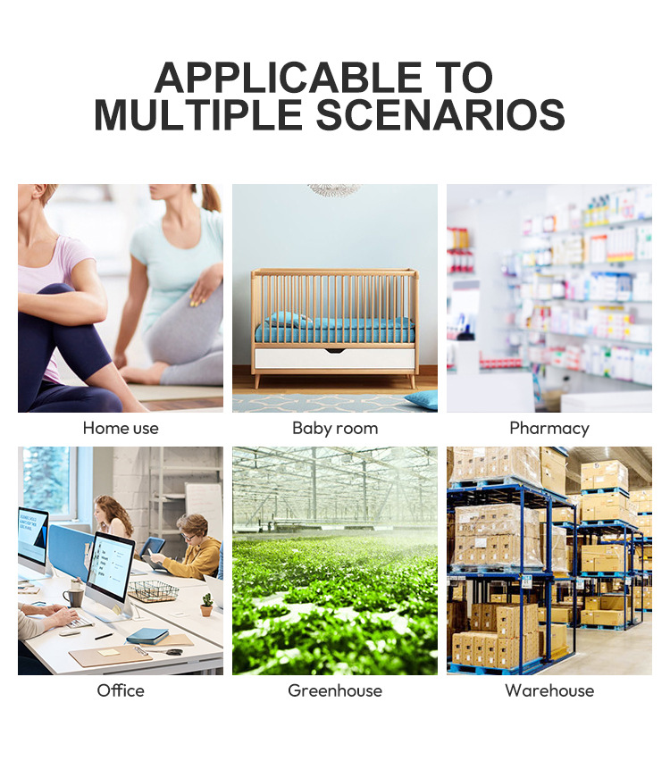 New type of temperature and humidity meter, indoor and outdoor high and low temperature alarm electronic thermometer, pharmacy cold storage temperature and humidity alarm pic 4