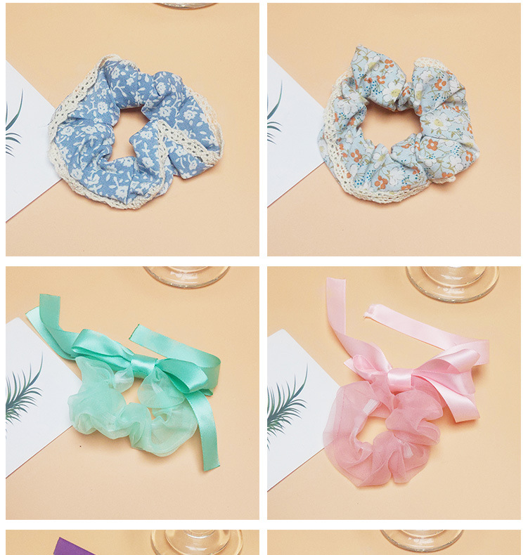 Wholesale of Japanese and Korean hair ties, large intestine hair bands, JK checkered retro leather band hair ties, Korean simple hair accessories, and pig large intestine accessories pic 22