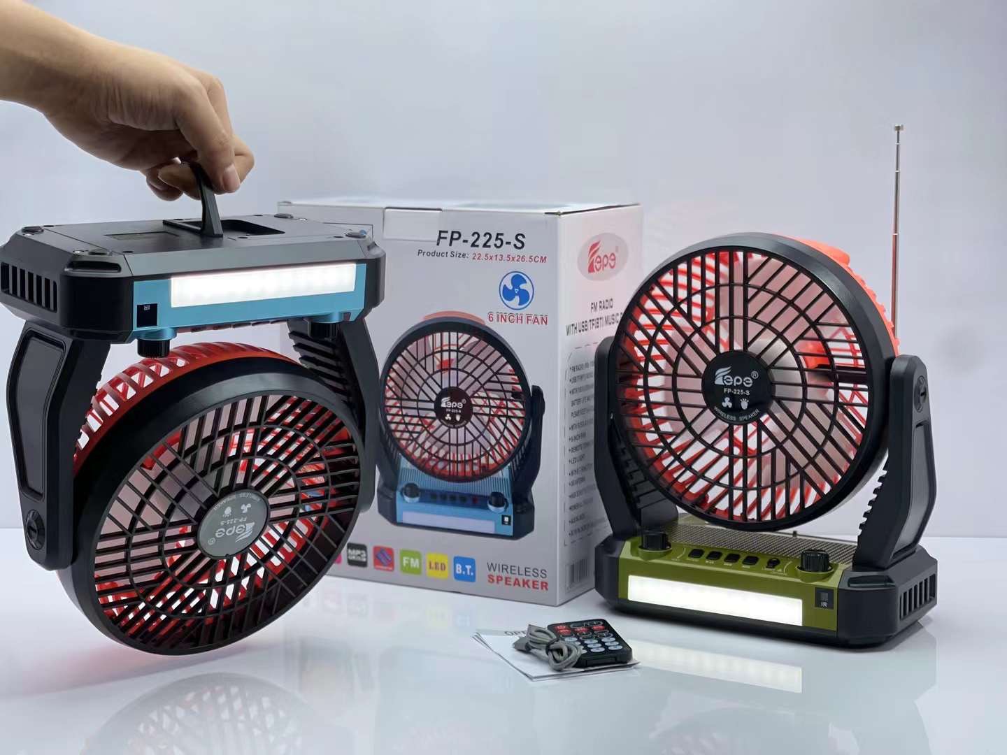 Solar fan speakers are selling well in Africa for export. Bluetooth radio and lighting large speakers and Bluetooth audio equipment pic 11