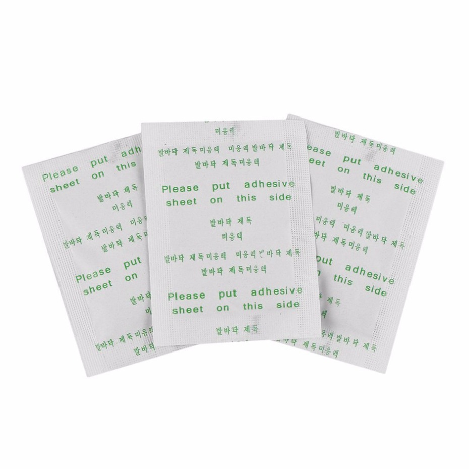 Amazon foreign trade single piece Russian version foot patch, white foot patch with bamboo vinegar on the sole, pressure patch, foot patch with adhesive tape included pic 29
