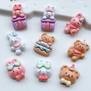 Wholesale acrylic accessories, diy hair accessories, hair strings, cream glue, phone cases, clothing, handcrafted materials, glossy discs pic 5