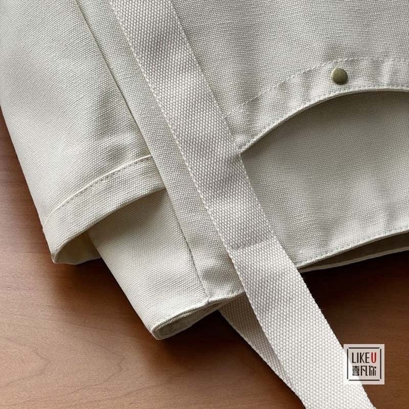 帆布包包女手提袋单肩包大学生百搭手提包通勤大容量补课袋多口袋详情12