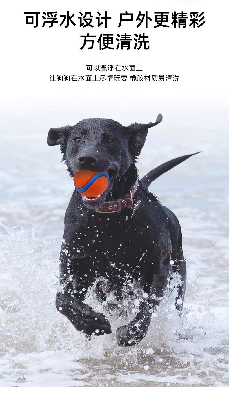 宠物玩具球小狗用品狗狗玩具自嗨解闷磨牙耐咬实心弹力硅胶跳跳球详情5