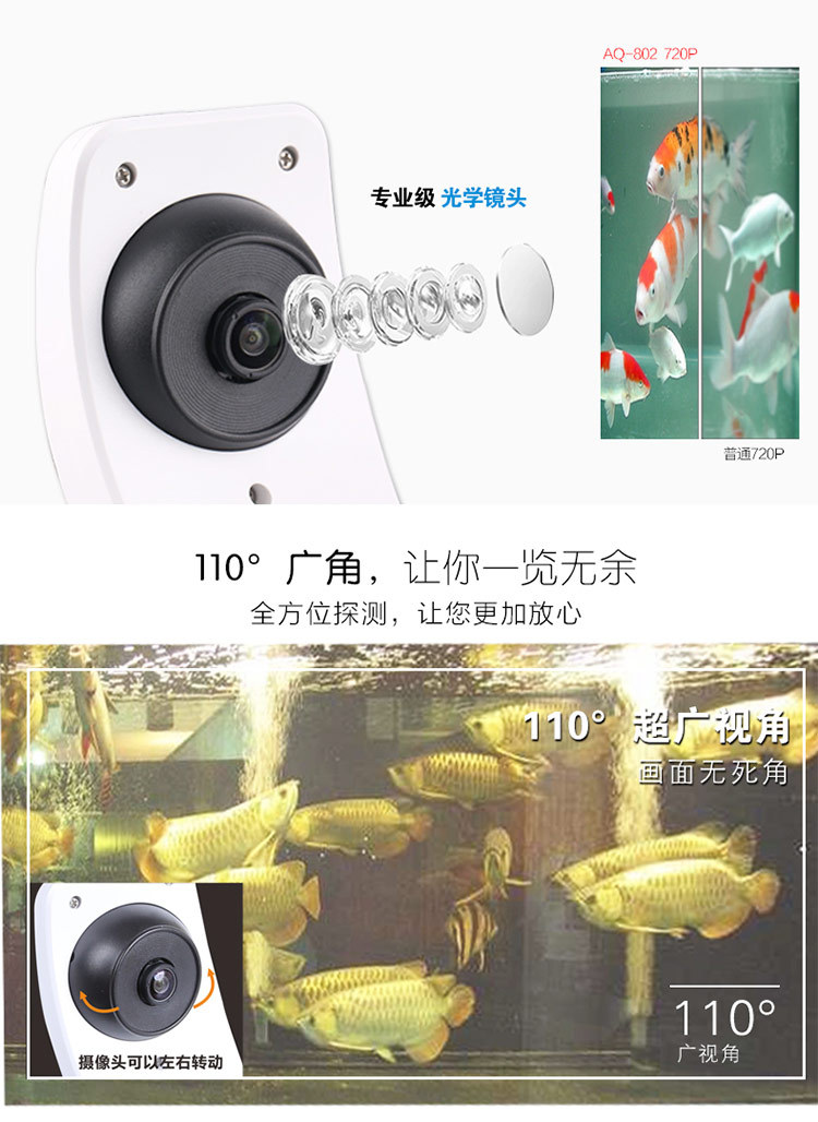 Wholesale Sen sunAQ-802 remote fish tank intelligent monitoring and remote control system Mobile controller Camera monitor pic 14
