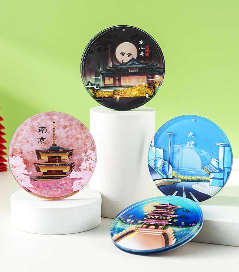 全国城市冰箱贴亚克力滴胶磁贴现货文创旅游景区工艺品创意冰箱贴详情6