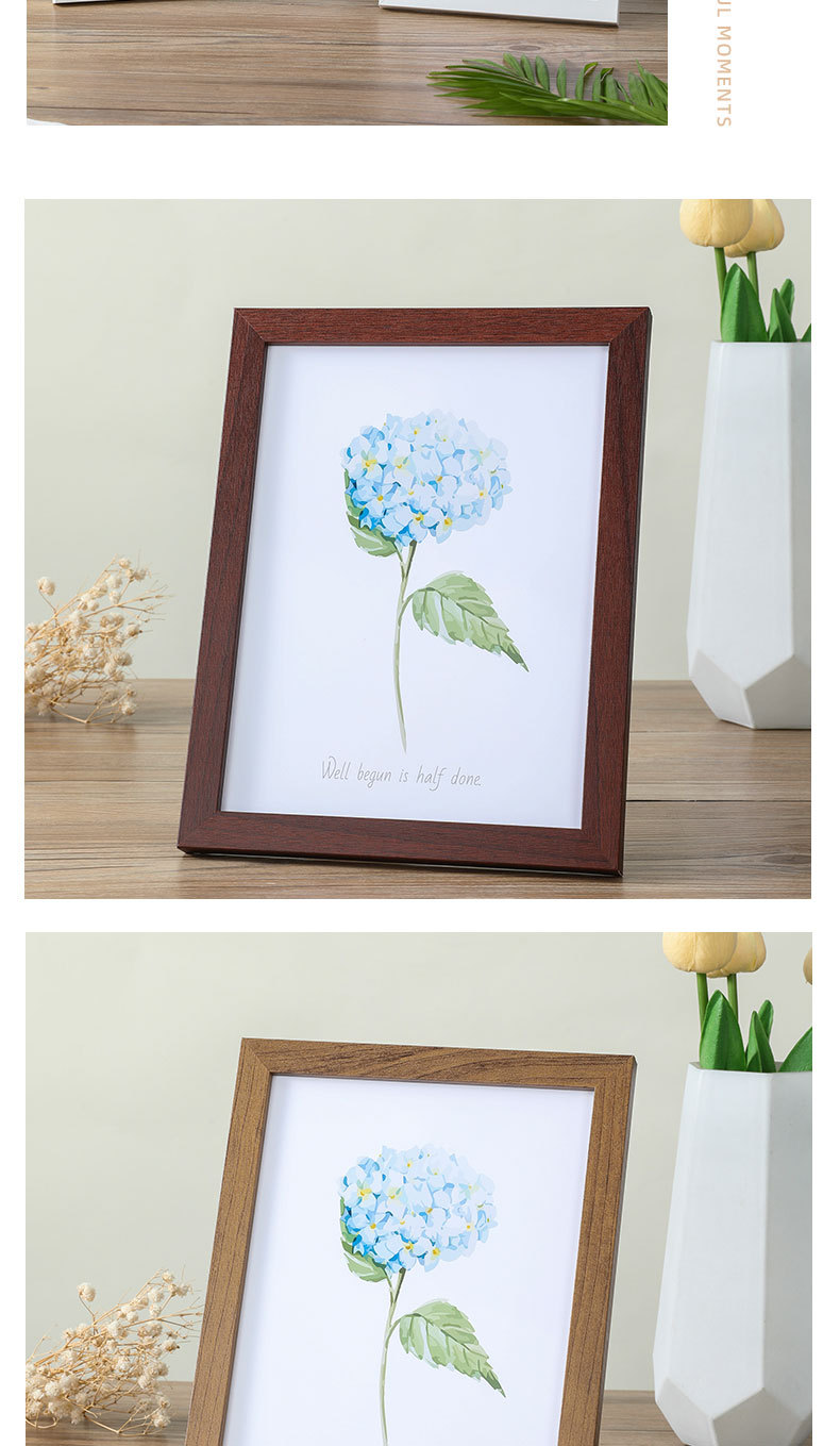 简约木质相框摆台5寸6寸7寸8寸10寸A4画框挂墙照片墙影楼相框批发，相框，台式相框，相框摆台详情16