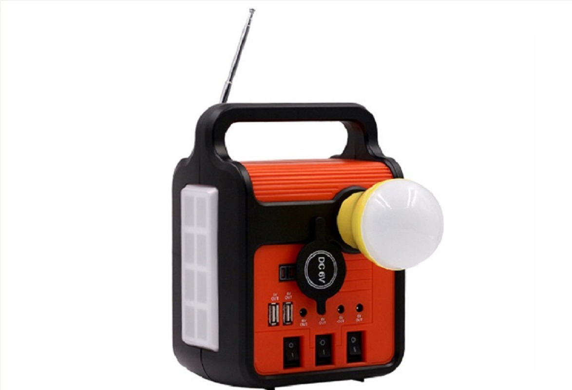 新款应急电源太阳能照明家用发电小系统户内外照明系统蓝牙音箱详情4