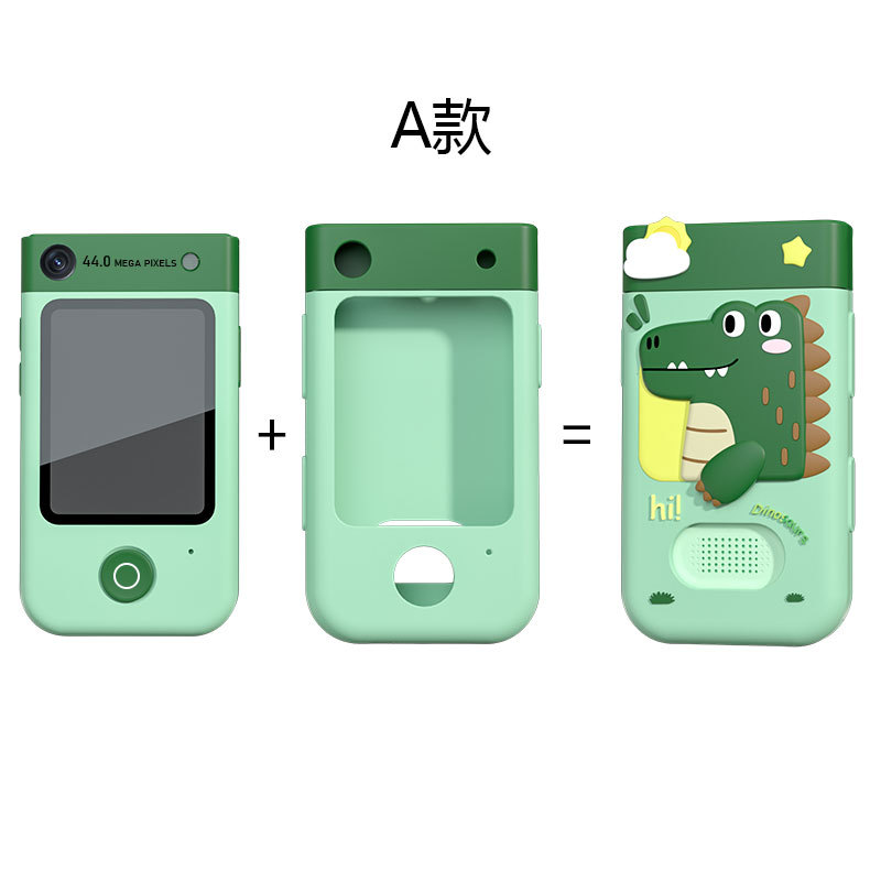 2024跨境新款180度旋转镜头儿童手机相机智能手机触摸款玩具高清详情10