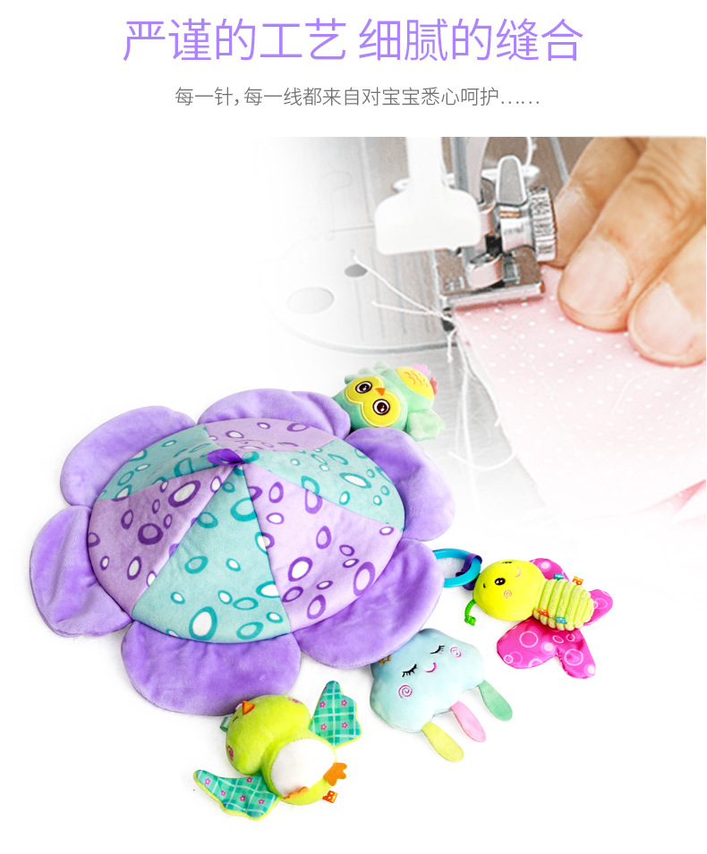 New baby crib bell toy for infants and toddlers aged 0-3, bedside music, rotating and ringing bells, a perfect comfort and soothing tool for kids pic 6