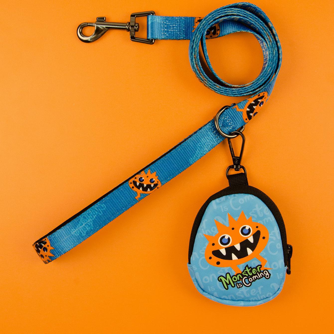 Cross-border factory direct delivery of Halloween set dog leashes and garbage bag storage bags, fashionable gifts for pets pic 6