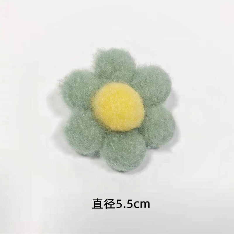 Korean-style plush little flower accessories, colorful flower brooches, bags, hair accessories, clothes, scarves, diy decorative accessories pic 11