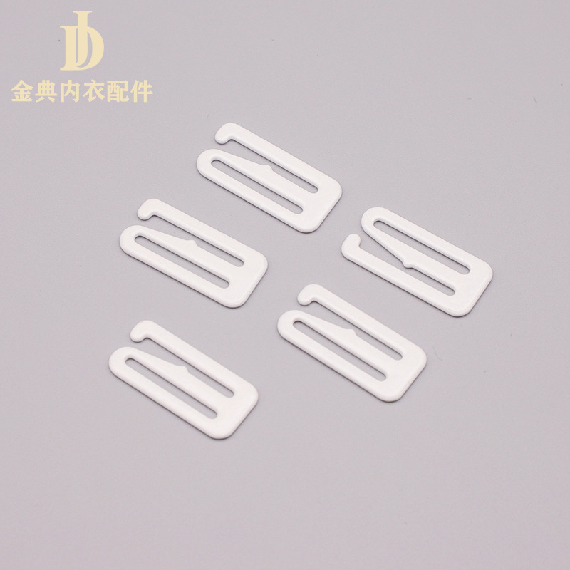 A large quantity of Golden Classic underwear accessories, nylon iron wrapped rubber buckle underwear adjustment buckle bra shoulder strap 089 buckle, are available in stock pic 4