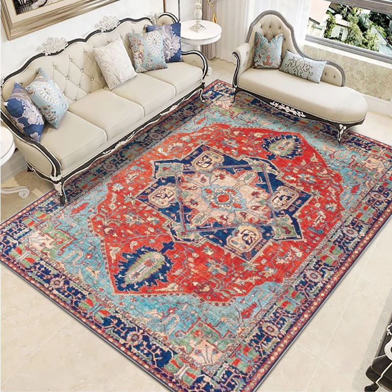 Nordic-style Persian carpet floor MATS, household full coverage washable living room carpets, door floor MATS, bathroom and toilet absorbent MATS, anti-slip floor MATS pic 4