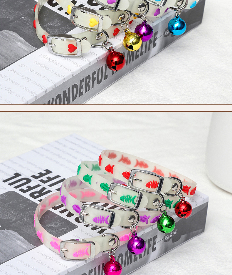 The manufacturer has a new type of fluorescent silicone collar in stock. It is a luminous collar for cats and dogs to prevent loss during night outings. It is available for self-pickup only pic 15