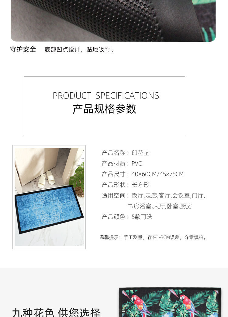 Printed entrance floor MATS, entrance door MATS, doormat MATS, bedroom and kitchen MATS, bathroom absorbent MATS, household carpets pic 2