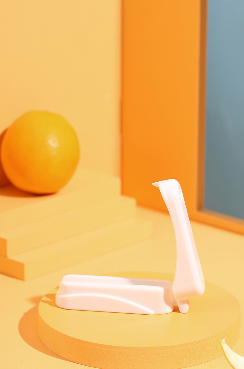 FaSoLa foldable portable orange peeler, a 301 stainless steel kitchen tool for peeling oranges and pomegranates pic 12