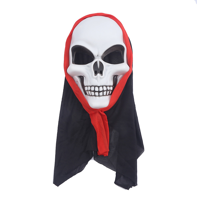 万圣节面具化妆舞会吓人骷髅面具鬼节面具cosplay塑料恐怖鬼面具详情2