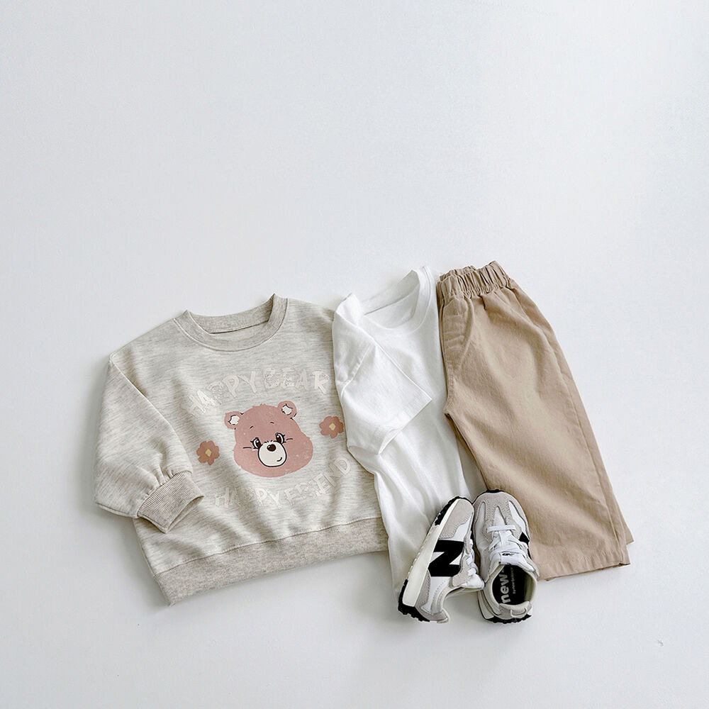 小童短袖T恤2025新款夏季宽松童装ins款时髦中小童夏装短袖上衣详情31