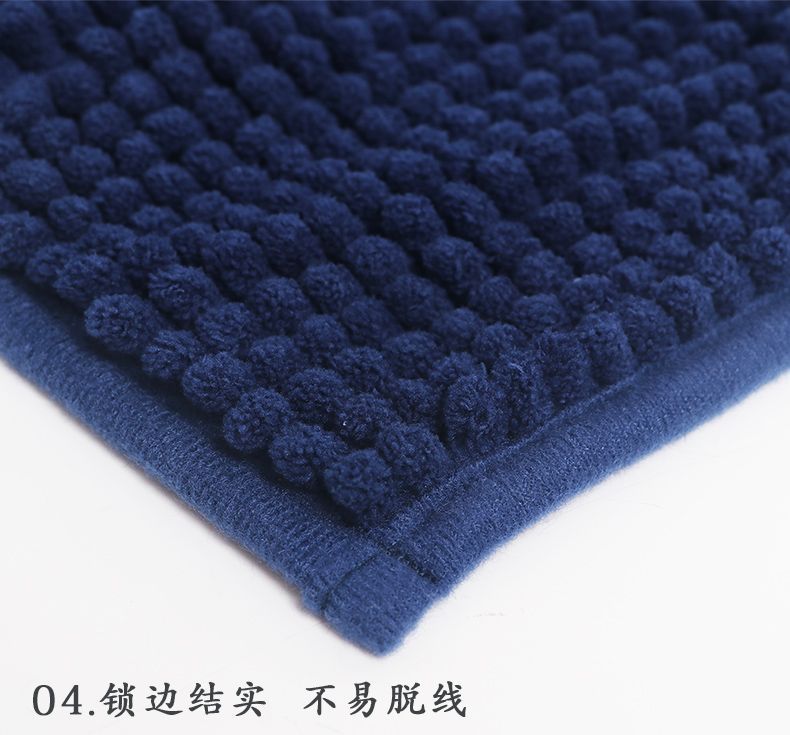 跨境现货多色短绒毛雪尼尔地垫卫生间门口防滑脚垫吸水垫宠物狗垫详情14
