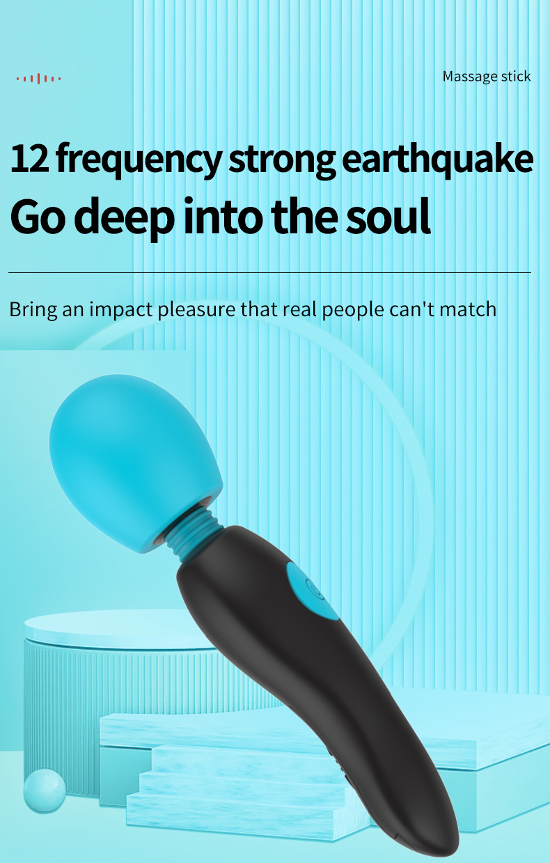 成人用品硅胶AV棒电池按摩女用情趣性玩具自慰器震动棒外贸详情8