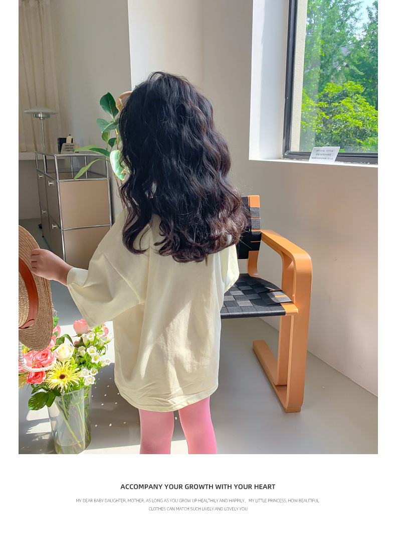 女童夏装2024新款短袖T恤儿童衣服女宝宝体恤上衣夏季打底衫童装详情9