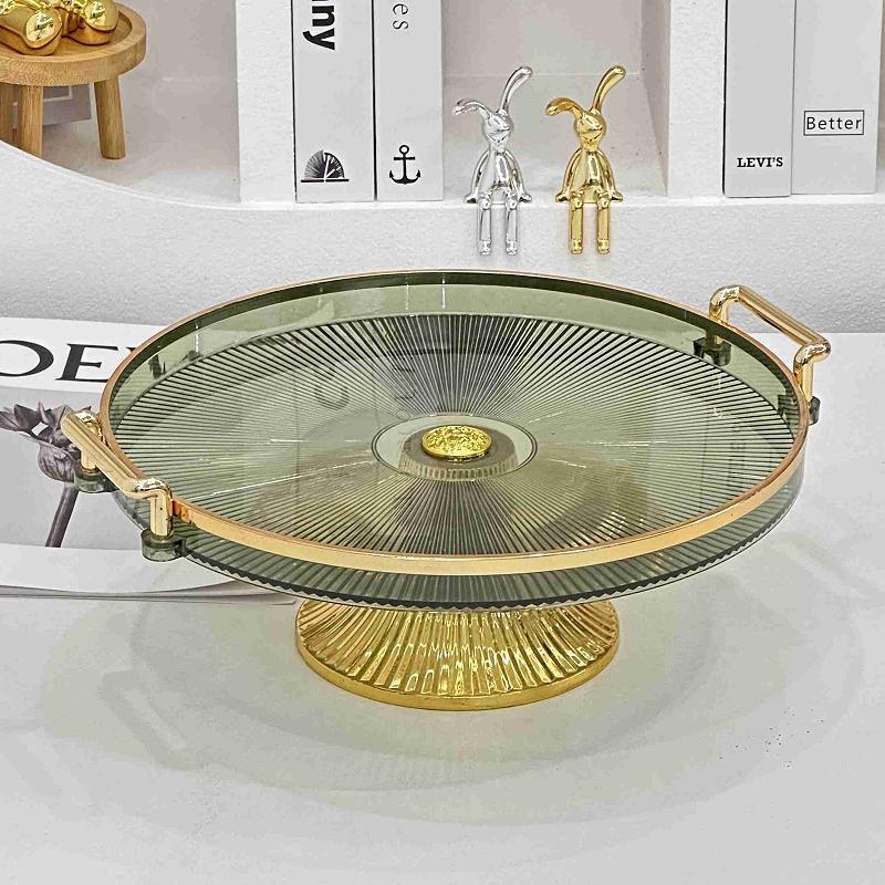 34 Creative European-style Home Fruit plate, living room coffee table, Plastic candy plate, dried fruit plate, Office snack plate, Small fruit plate pic 5