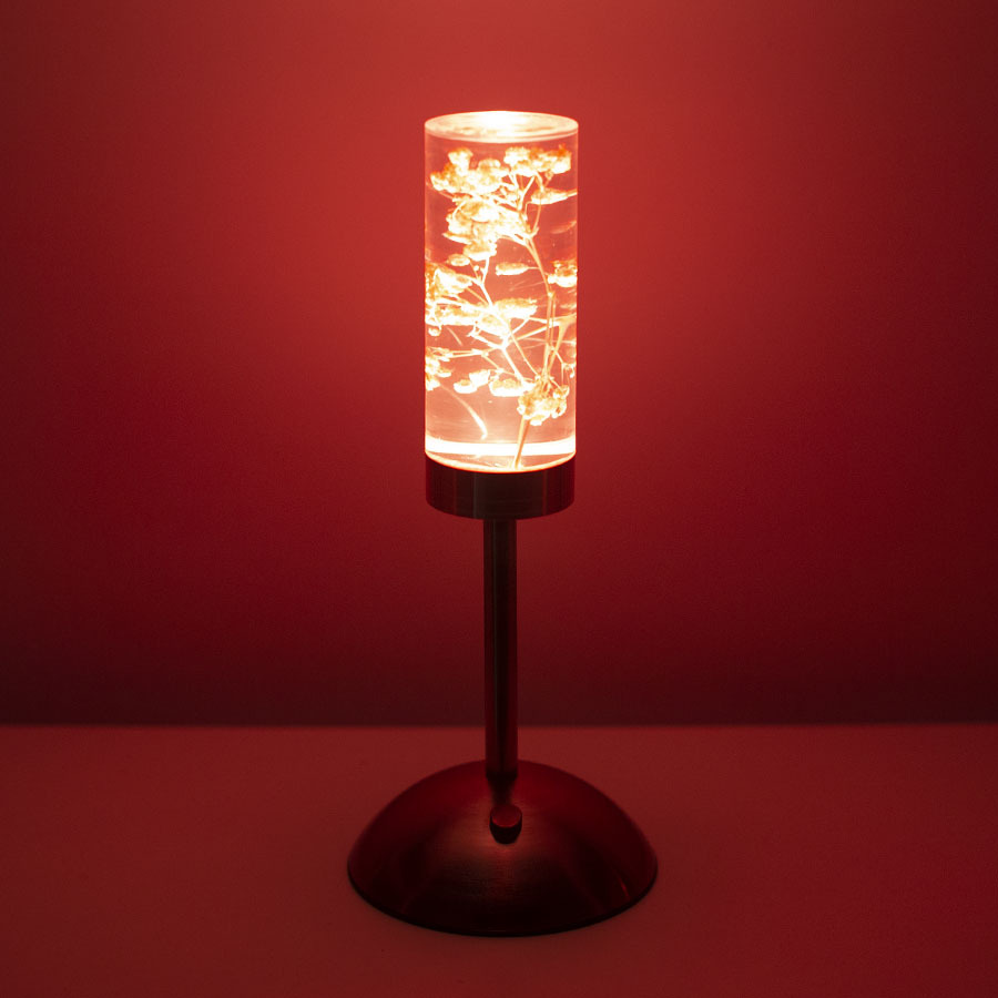 Nuevo immortalflower acrílico lámpara de mesa led creativo pequeña luz nocturna dormitorio lámpara de cabecera ambiente decoración pending crossover pic 21