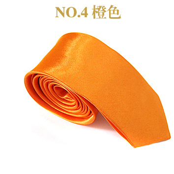 男士领带5cmj窄版jk纯素色学生亮光色丁团体黑色tie嵊州厂家批发详情13