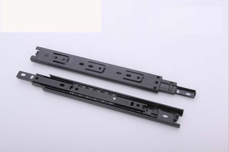 3008 three-section ball bearing silent track, cabinet drawer damping steel ball guide rail, furniture hardware accessories direct sales pic 7