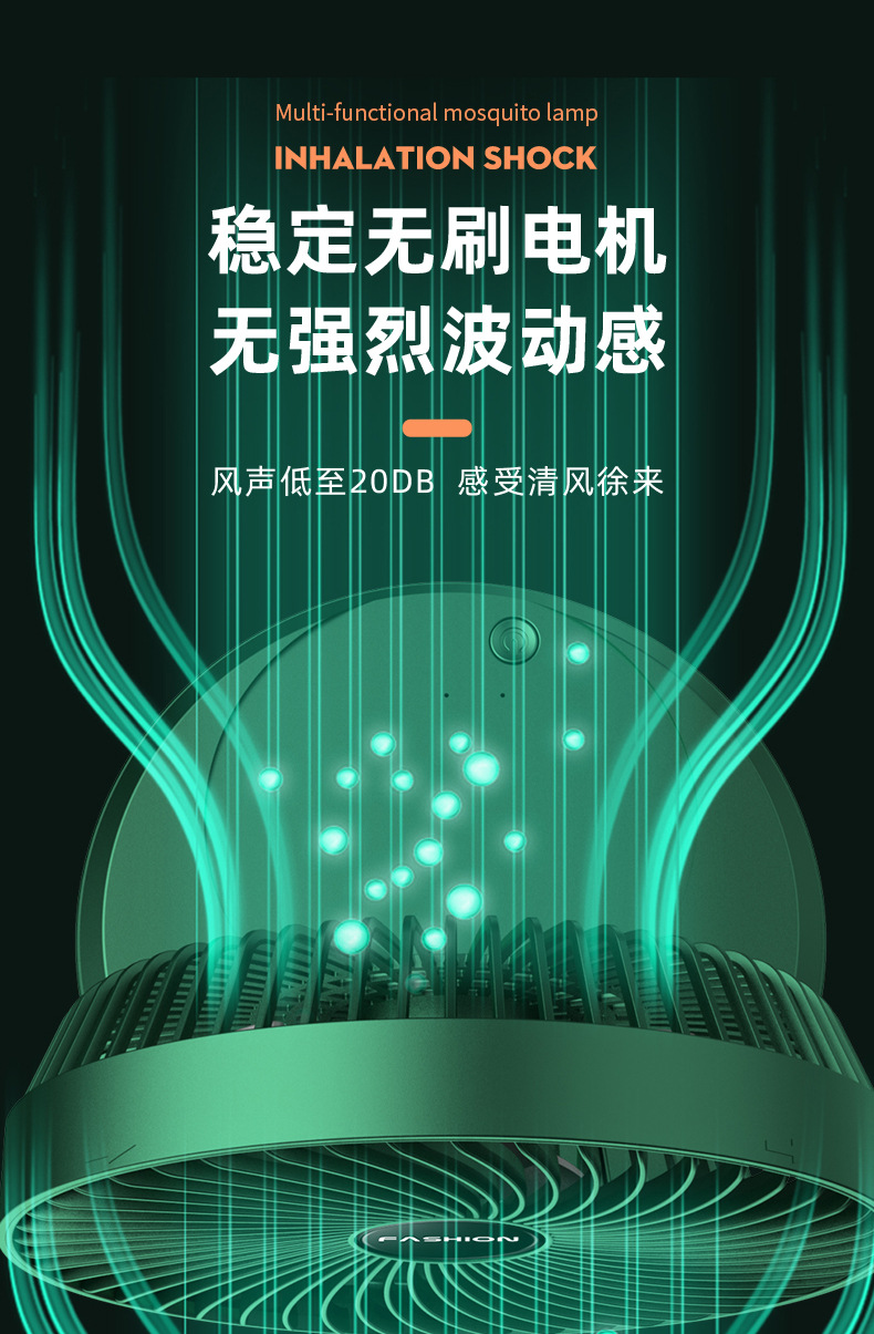 USB风扇折叠挂壁小风扇家用台式小风扇学生宿舍办公室桌面电风扇台式便携充电风扇高速风扇露营风扇详情11