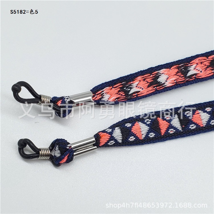 Custom nuevo estilo estilo étnico cuerda de gafas cadena de gafas colgante cuello cuello anti-caída cuerda de gafas europa y américa popular influencers pic 4