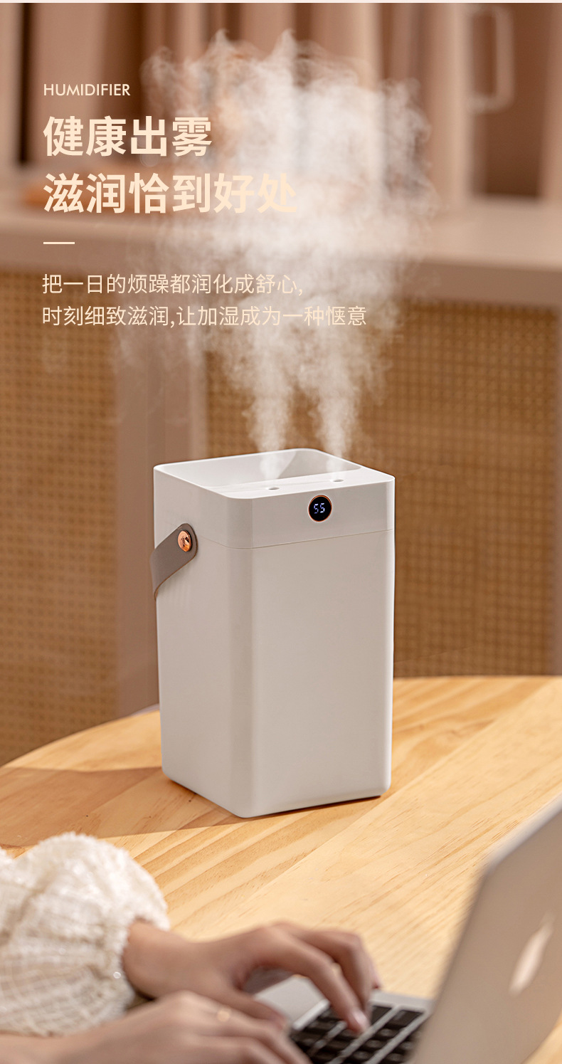 厂家热销HOLDMAY候美 双喷加湿器大容量详情12