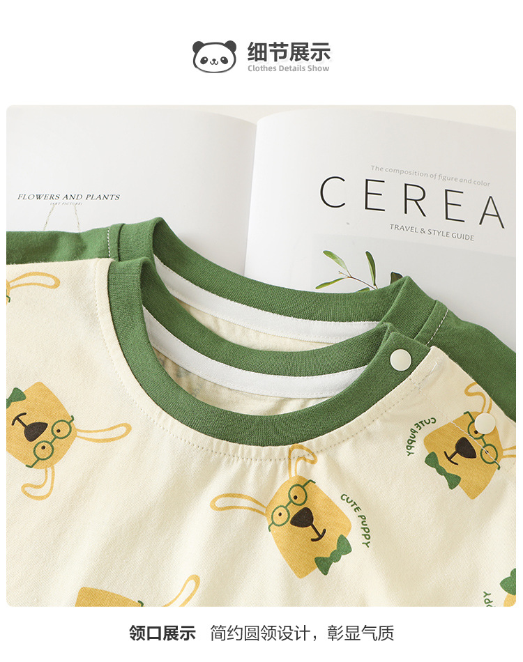 婴儿衣服休闲短袖t恤夏装男童女童宝宝儿童童装夏季半袖上衣Y8470详情17