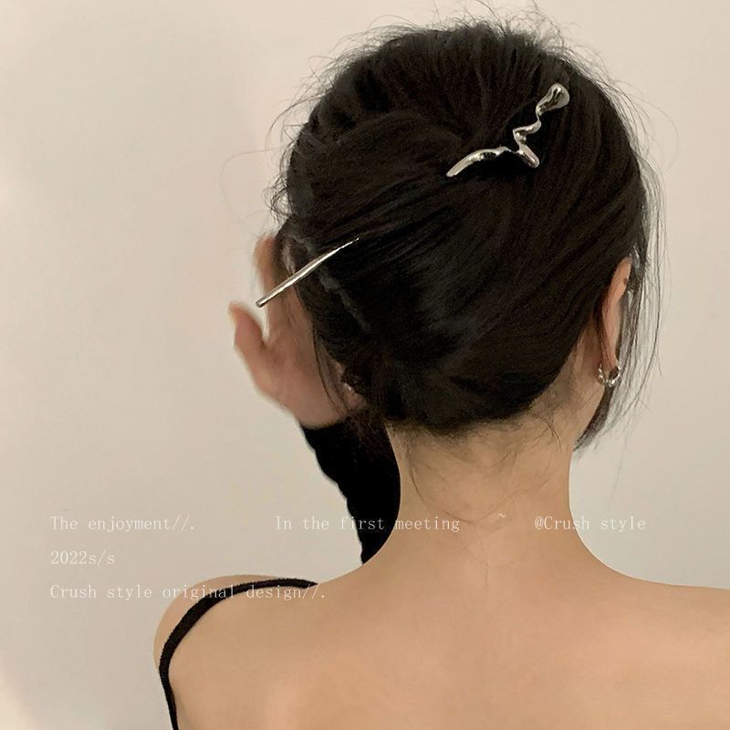 发簪新中式清冷感女高级感古风盘发簪子现代简约小众设计发钗头饰详情9