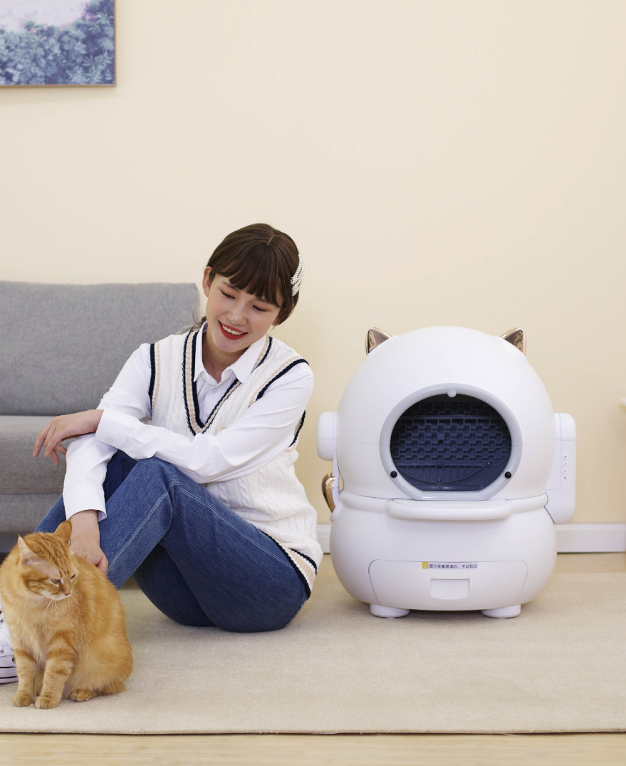 New fully automatic cat litter box, popular electric cleaning and deodorizing cat toilet, high-efficiency cat litter box, one-piece consignment of cat supplies, other categories, daily necessities for cats pic 5