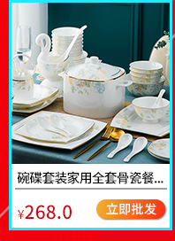 碗碟家用全套北欧轻奢骨瓷餐具套装景德镇陶瓷碗组合礼品批发详情14