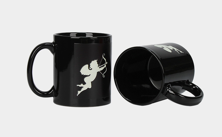 diy personalized photo-printed mugs, picture-in-picture luminous color-changing cups, blank coating picture-in-picture cups wholesale pic 17