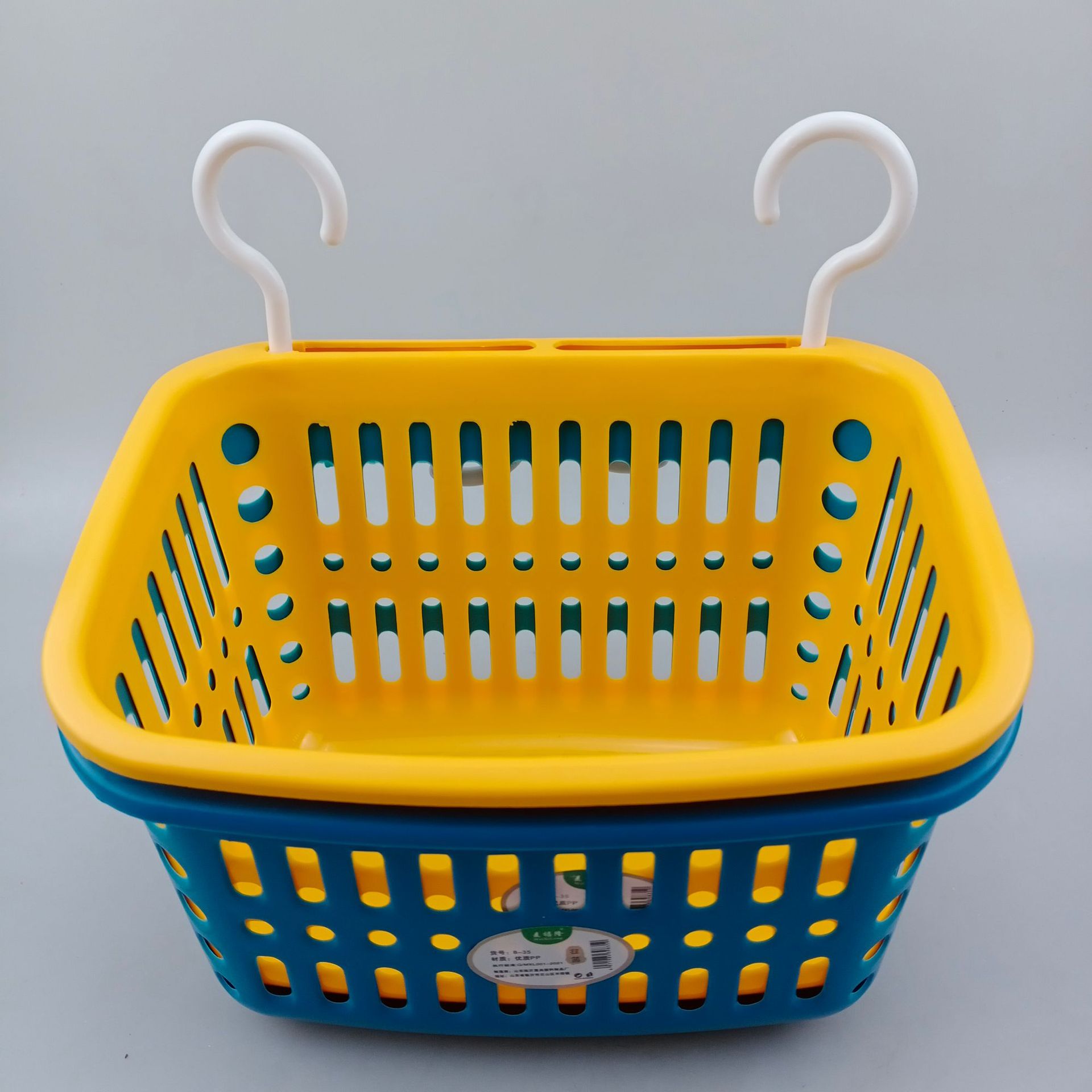Two-yuan wholesale double-hook hanging baskets, bath baskets, storage baskets, storage baskets, 2-yuan supply pic 8