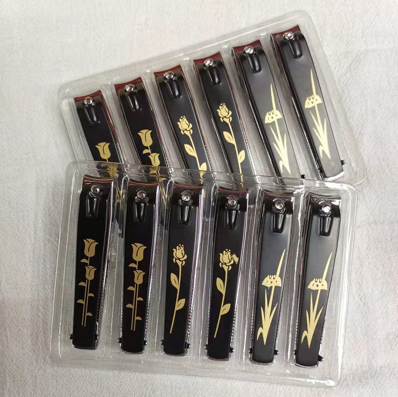 211 Nail clippers, large alloy flat nail clippers, rubber nail clippers wholesale, nail trimming with file pic 6