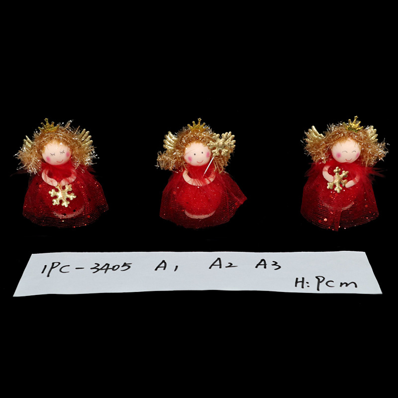 The 2023 Christmas Angel decorative fabric creative environmental decoration scene arrangement is a bestseller in Europe pic 6