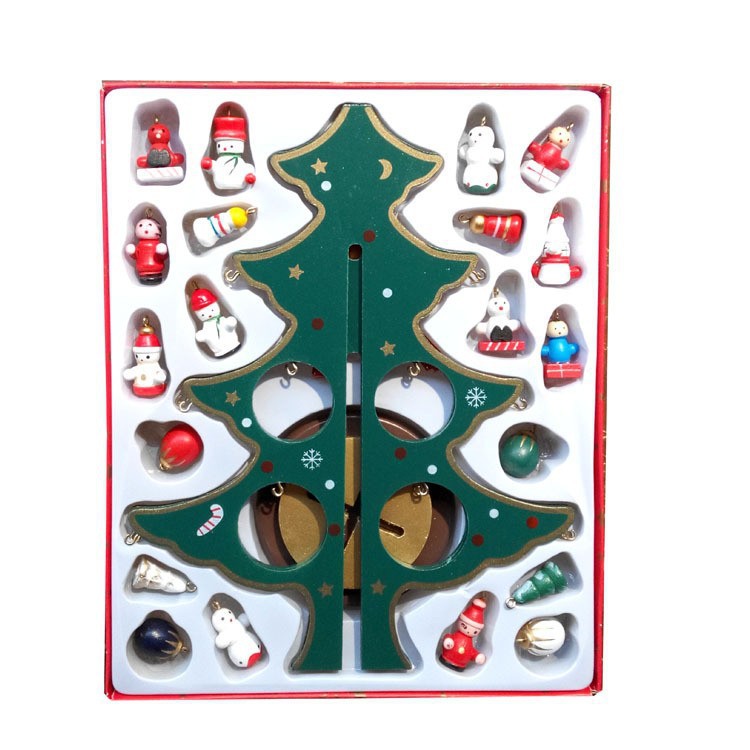 Only Supreme Christmas Decorations Desktop Christmas Tree Display Mini Christmas Tree Wooden Display Window Display items pic 11