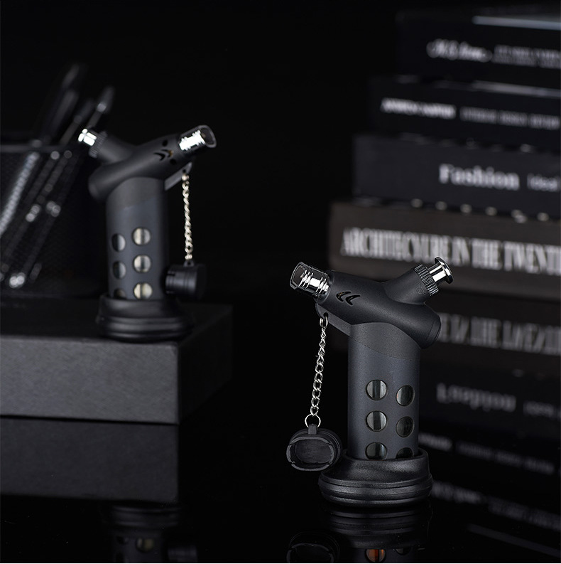 High-temperature double direct impact igniter, ceramic core, inflatable metal welding torch, igniter, barbecue cigar pic 13