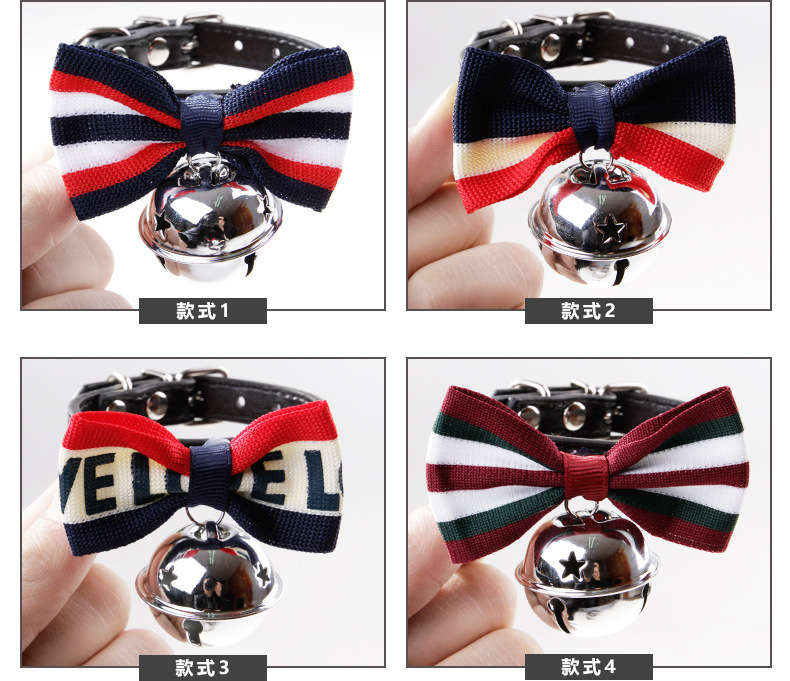 T has 50 types of pet supplies in stock, including fashionable dog ties, bow ties, bells, large bows, and starry bell collars pic 23
