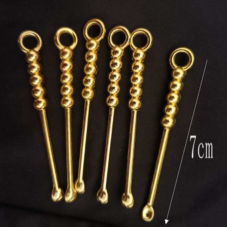 Golden ear spoon E116, golden round ear spoon, metal ear spoon, ear scoop, ear digging machine, 1 yuan wholesale supply pic 1