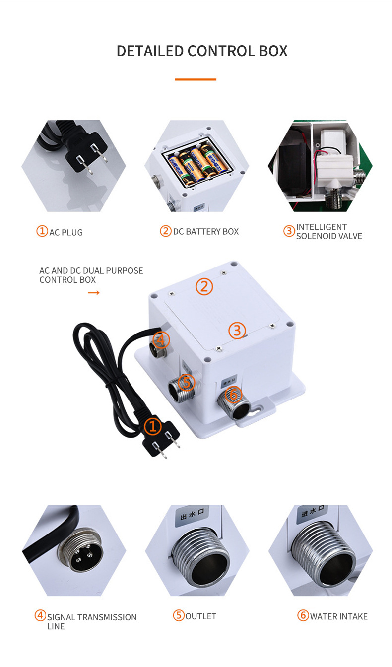 Intelligent sensor faucet, fully automatic washbasin faucet, single hot and cold bathroom washbasin, all-copper bathroom faucet pic 41