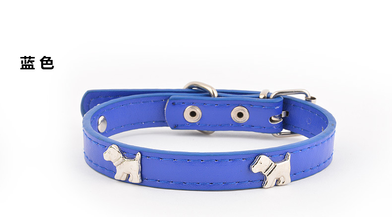 Collar para mascotas nueva versión coreana multicolor collar para perros ajustable material de PU accesorios para gatos y perros accesorios para mascotas collar pic 6
