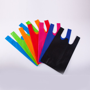 现货无纺布袋定制覆膜服装购物手提袋教培广告环保袋子加急印logo详情7