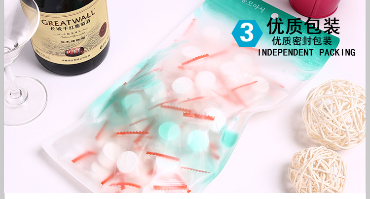 Wholesale compressed towels, mini disposable, convenient and inexpensive, candy packs, small particles, customizable pic 5